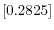  \left[ 0.2825\right] 