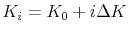  K_i=K_0+i\Delta K
