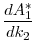 \displaystyle \vspace{0.2cm} \frac{d A_1^*}{d k_2}