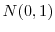 N(0,1)
