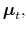  \boldsymbol{\mu}_{t},