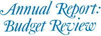 Annual Report: Budget Review