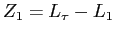 $ Z_{1}=L_{\tau}-L_{1}$