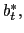 $ b_{t}^{\ast},$