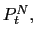 $ P_{t}^{N},$