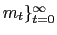 $ m_{t}\}_{t=0}^{\infty}$