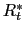 $ R_{t}^{\ast}$