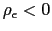 $ \rho_{\epsilon}<0$