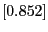 $[0.852]$