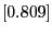 $[0.809]$