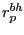 $ r_{p}^{bh}$