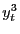 $ y_{t}^{3}$