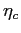 $ \eta_{c} $