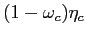 $ (1-\omega_{c})\eta_{c}$