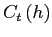 $ C_{t}\left( h\right) $
