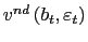 $ v^{nd}\left( b_{t},\varepsilon_{t}\right) $