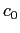 $ c_{0}$