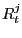 $\displaystyle R_{t}^{j} $