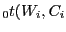 $ _{0}t(W_{i}, C_{i} $