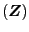 $ \left( \boldsymbol{Z}\right) $
