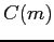 $C(m)$