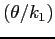 $(\theta/k_1)$