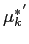 ${\mu^*_k}^{'}$