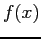 $f(x)$