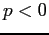 $p<0$