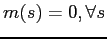 $m(s)=0, \forall s$