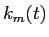 LaTex Encoded Math: \displaystyle k_{m}(t)