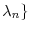 \lambda_{n}\}