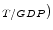  _{T / GDP})