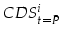  CDS_{t=\bar{P}}^i