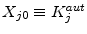  X_{j0}\equiv K^{aut}_{j}