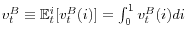  v_{t}^{B}\equiv\mathbb{E}_{t} ^{i}[v_{t}^{B}(i)]=\int_{0}^{1}v_{t}^{B}(i)di