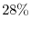  28\%