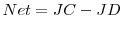  Net=JC-JD