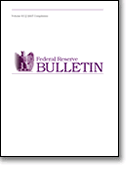 Federal Reserve Bulletin Compilation cover