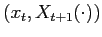 $ (x_{t},X_{t+1}(\cdot))$