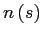 $ n\left( s\right) $