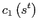 $\displaystyle c_{1}\left( s^{t}\right)$