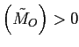 $ \left( \tilde{M}_{O}\right) >0$