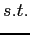 $\displaystyle s.t.$