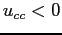 $ u_{cc}<0$