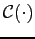 $ \mathcal{C}(\cdot)$