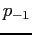$ p_{-1}$