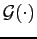 $ \mathcal{G}(\cdot)$