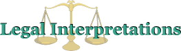 Legal Interpretations; logo links to Legal Interpretations home page