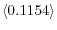\langle 0.1154\rangle